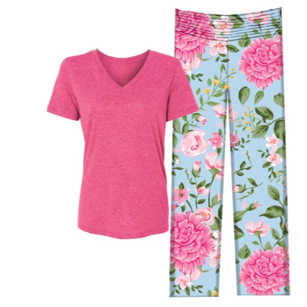 NWT Jane Marie Floral Carnation Pajama Set
Size XL